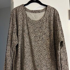 Jjill plus size pullover casual top